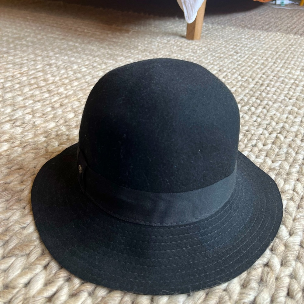 Black Wool Hat